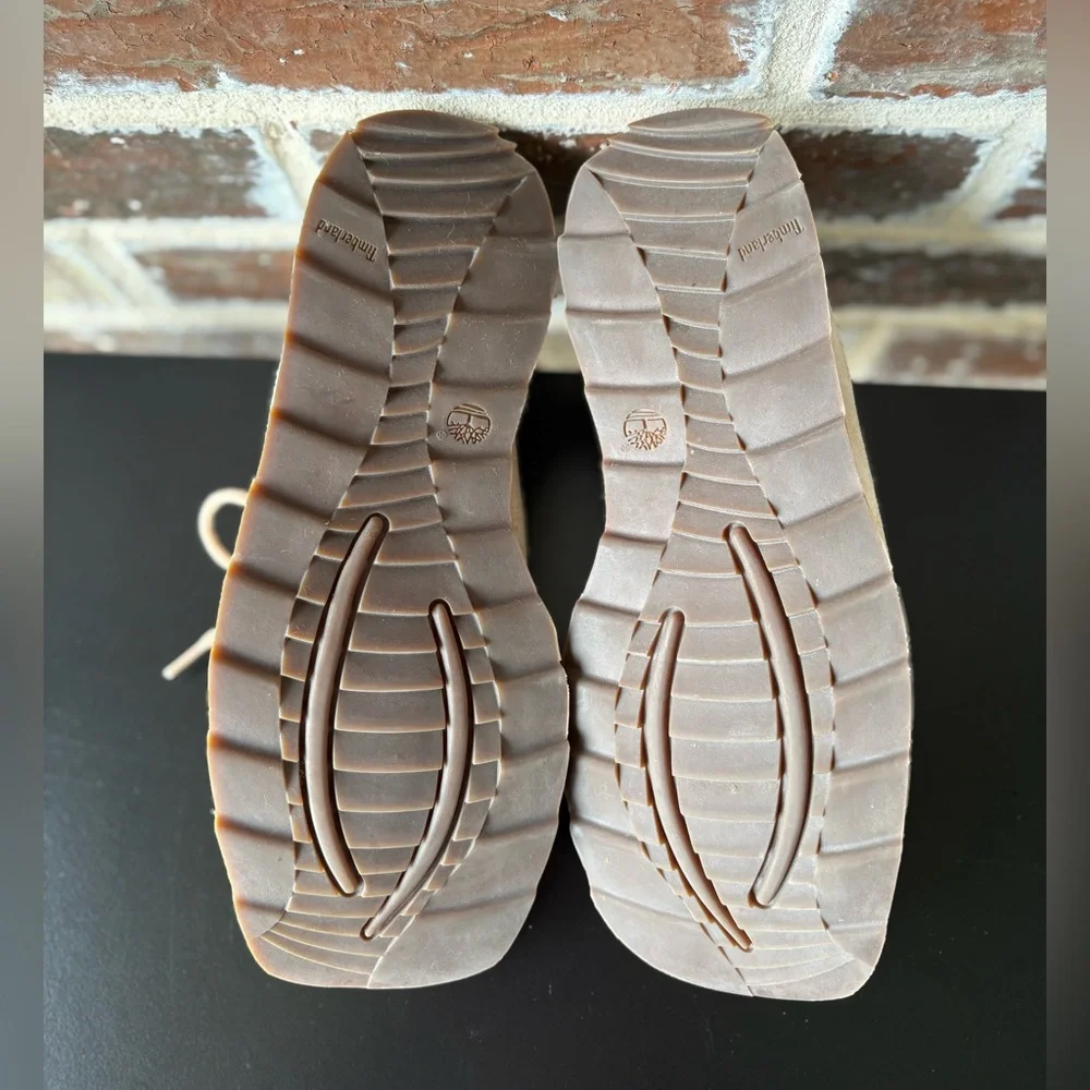 Timberland Smart Comfort Square Toe Loafers Size 8 Oatmeal Suede - Picture 12 of 12